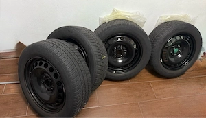 jante originale Volkswagen R16 , 5x112 Et 41cu cauciucuri Barum Polaris5  205/55 R16  H