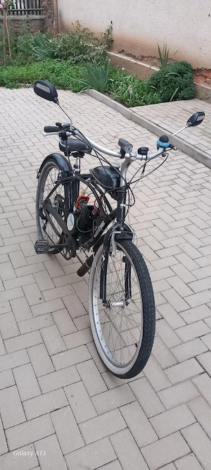 bicicleta cruiser cu motor - imagine 4