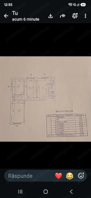 Apartament 3 Camer   Sector 5  Ferentari - imagine 10