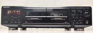 Dublu Caseta Deck Sony TC-WE405 Auto Reverse Dolby B C HX Pro