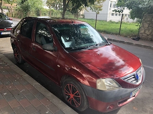 Dacia Logan 1.4 mpi, Aer Conditionat, Servo, Culoare Visinie - imagine 4