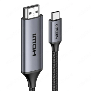 Cablu Ugreen USB-C la HDMI 2.1   8K 60Hz   4K 240Hz   1m