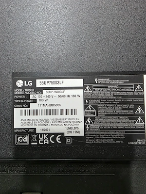 Dezmembrez tv LG 55up75003 - imagine 2