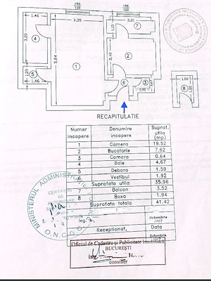 Floreasca - Ceaikovski | Studio 41 mp, mobilat, utilat, centrala si boxa. - imagine 9