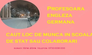 profesoara engleza germana