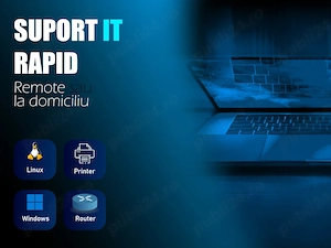 Suport IT rapid - Remote sau la domiciliu
