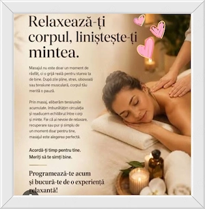 Spune adio stresului: Masaj profesional de relaxare pentru trup și minte