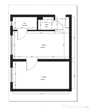 apartament 2 camere - imagine 4