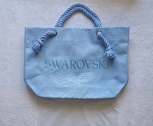Geantă Swarovski Maxi Tote Bag bleu, nouă, ambalaj original