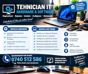 Tehnician IT hardware & software 