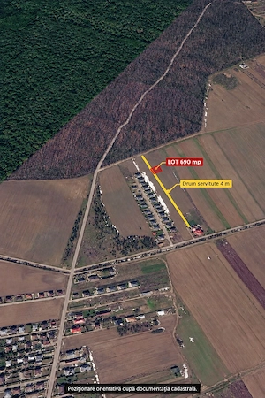 Proprietar   teren 690 mp Săbăreni, la circa 150 m de pădure, lângă Landhaus - imagine 5