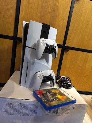 Sony PlayStation 5 Slim 1TB cu 2 controllere 