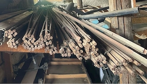 Lot 150 bare fier beton 12 mm (6 metri)   800 kg total