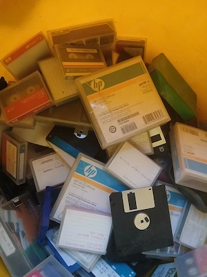 Lot dischete 3,5 și casete HP   originale, vintage, diverse capacități