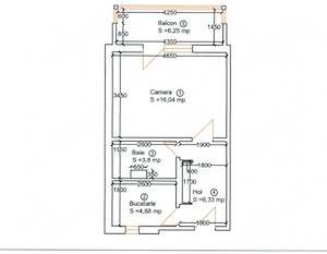 Apartament decomandat în Soarelui | 37 mp | Etaj 2 | Centrală proprie - imagine 8