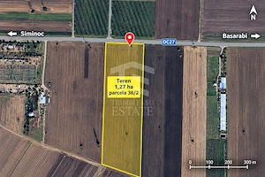 TEREN EXTRAVILAN 12.700 MP | DESCHIDERE LA DRUMUL MURFATLAR