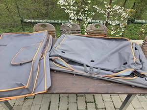 Cusca geanta transport pliabila pentru caini, cu structura rigida metalica XL - L 106 x l 71 x h 68, - imagine 5