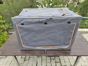 Cusca geanta transport pliabila pentru caini, cu structura rigida metalica XL - L 106 x l 71 x h 68, - imagine 4