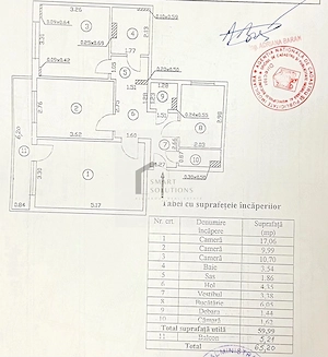 3 camere decomandate | 65 mp | Huedin – Brâncoveanu | Etaj 5 | 1977 - imagine 11