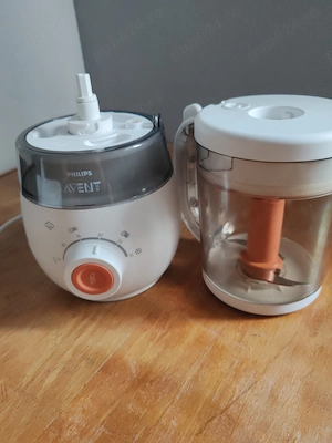 Philips Avent 2 în 1   aparat gătit la abur + blender
