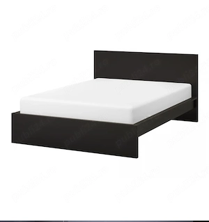 Cadru de Pat model Ikea MALM; Pat dublu de mijloc cu Somiera 200x160 cm; PRET FARA SALTEA; Necesita 