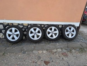 Jante pe R16 +anvelope 205/55/16 ,originale pentru Ford. 