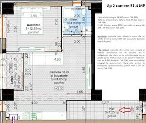 Apartament MODERN 2 camere intr un Complex Rezidential NOU la un SUPER PRET !!  - imagine 2
