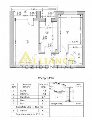 DE VANZARE – APARTAMENT 2 CAMERE | DRUMUL JILAVEI | 117.900 EUR - imagine 12