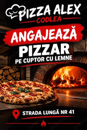 Angajam pizzar cu experienta