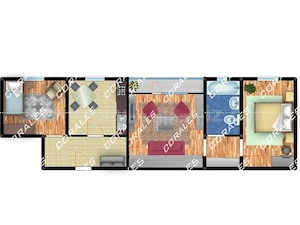 3 camere, model mare, langa Iulius Town. ETAJ 1. contor separat de gaz. - imagine 11