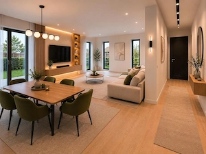 Casă la cheie, 4 camere și terasă | Brănești, Str. Salcâmului - imagine 4
