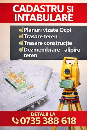 servicii de cadastru si intabulare constanta