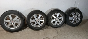 Roti complete iarna 215/65 R16 - Jante aliaj R16 DOT 2018 Nissan ,Duster, Mitsubishi, etc