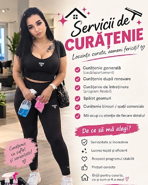 va stam la dispozitie cu curatenia de sarbatori si  chiar si  in  curte  si la alegere si preferinta - imagine 2