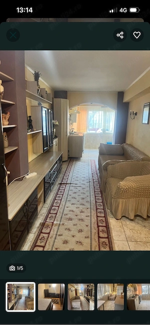 inchiriez apartament 3 camere complet mobilat - imagine 4
