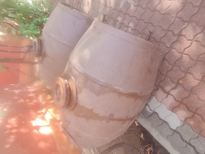 Vânzare butoaie din fibră ( 2-ă buc.) Izbiceni-Olt  Nr.telefon:   