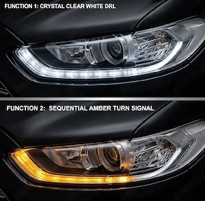 Set benzi DRL, cu semnalizare dinamica   secventiala