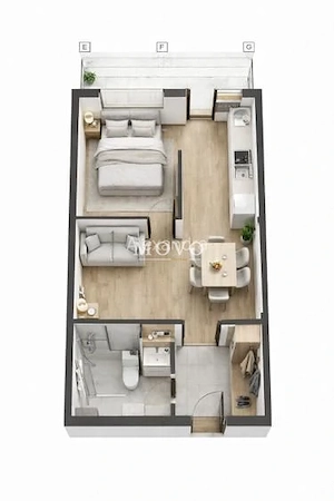 Apartamente Premium cu 1 si 2 Camere | Giroc - imagine 9