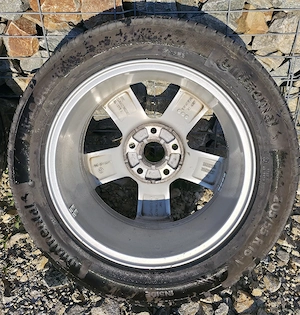 Set Roti Aliaj Originale VW 16" (Aspen) 5x112 + Anvelope Vara Continental 205/55 R16 (DOT 2024 - imagine 7