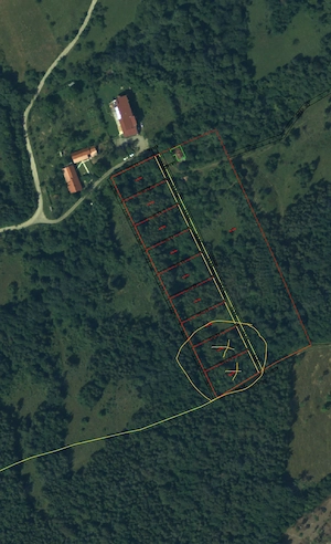 Teren intravilan 2.034 mp în Viștișoara, zonă pitorească lângă Pensiunea Ana