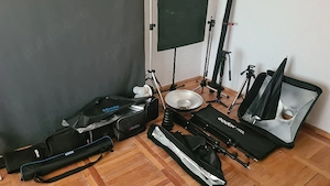 Vand kit Canon plus setup foto studio