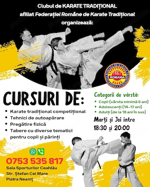 Cursuri de karate si autoaparare