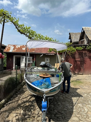Vand barca noua aluminiu Kormoran 420