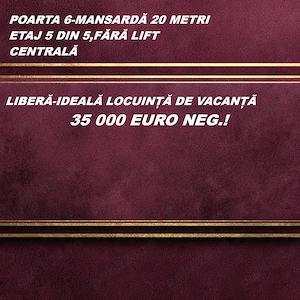 Poarta 6-mansardă 20 metri