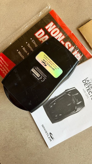 Detector radar Whistler GT-468GXi cu GPS – folosit o singură dată, complet - imagine 4