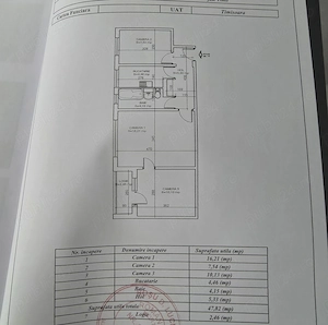 Vand apartament cu 3 camere, calea sagului, etaj 2, direct proprietar