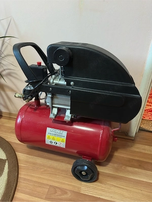 Compresor Raider, 2 CP, 1.5 kW, rezervor 24 L, max 8 bar