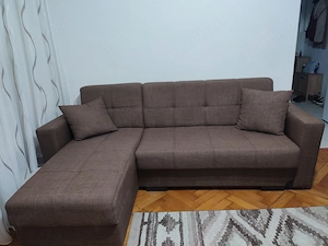 Vând Colțar Extensibil cu Lada de Depozitare - Stare Bună 
