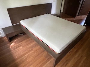 Pat cu saltea ikea extra ferma