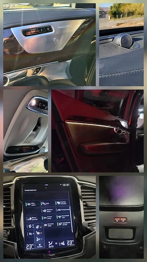 Volvo XC 90 D5 4X4 AWD Inscription Panoramic Webasto Cam360 Ventilatie - imagine 8